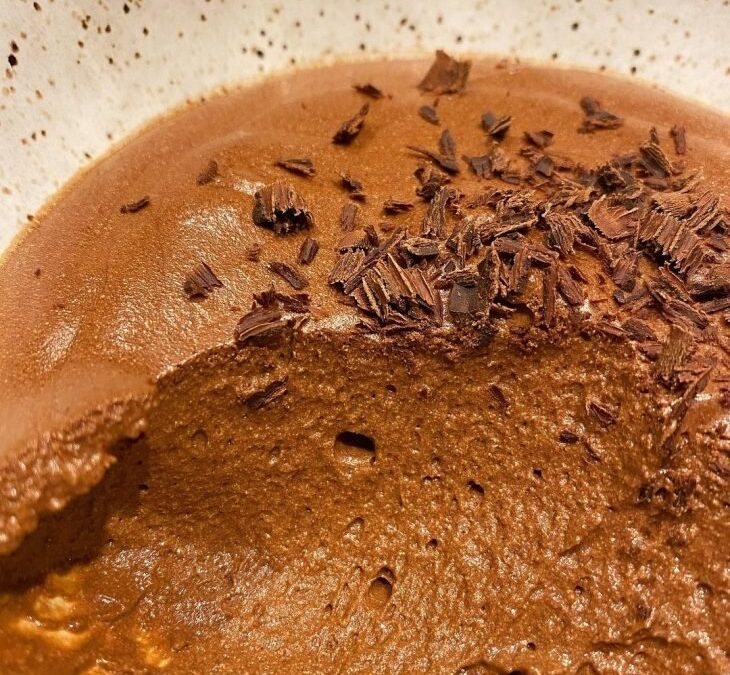 Sorvete de chocolate low carb